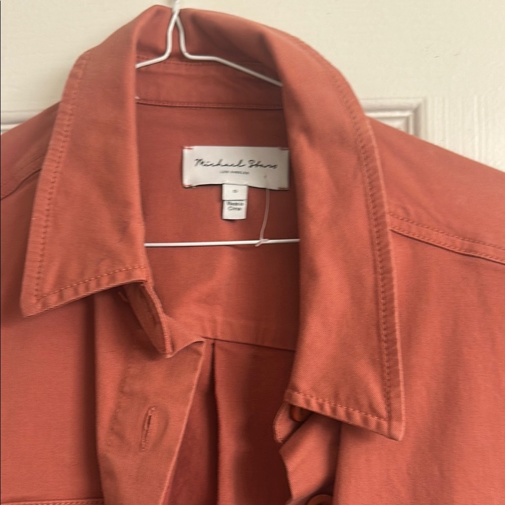 Michael stars  Rust Shirt jacket new w/o tags